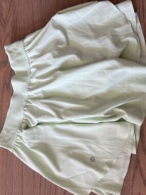 Lululemon Ice Green Skirted Shorts Size S with Pockets